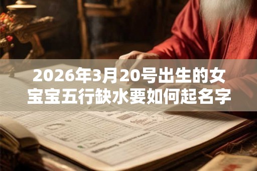 2026年3月20号出生的女宝宝五行缺水要如何起名字