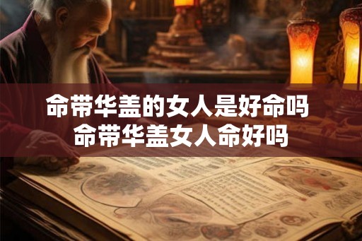 命带华盖的女人是好命吗 命带华盖女人命好吗
