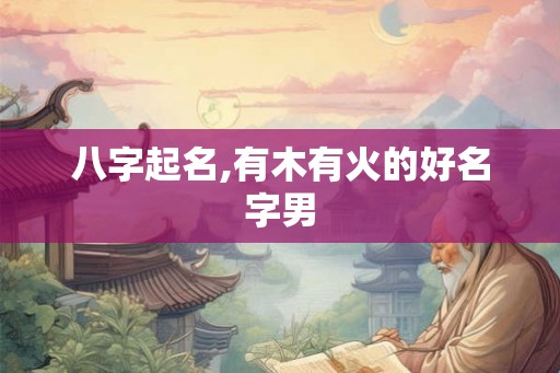 八字起名,有木有火的好名字男