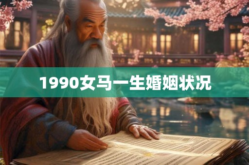 1990女马一生婚姻状况