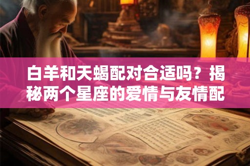 白羊和天蝎配对合适吗？揭秘两个星座的爱情与友情配对