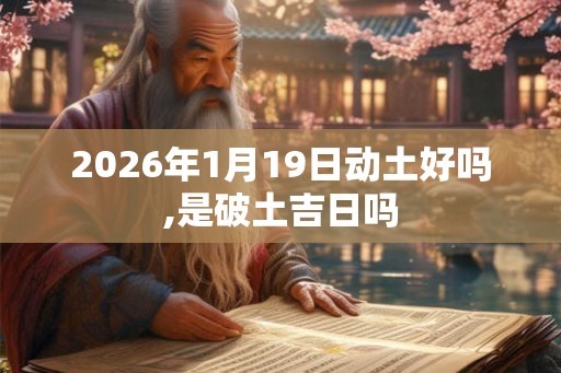 2026年1月19日动土好吗,是破土吉日吗 2026年1月19日动土好吗,是破土吉日吗