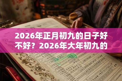 2026年正月初九的日子好不好?2026年大年初九的卦象如何? 2026年正月初九的日子好不好?2026年大年初九的卦象如何?