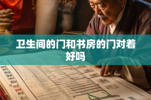 卫生间的门和书房的门对着好吗
