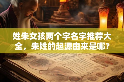 姓朱女孩两个字名字推荐大全，朱姓的起源由来是哪？