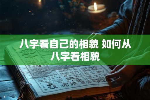 八字看自己的相貌 如何从八字看相貌