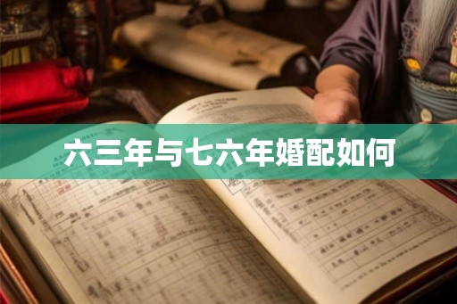 六三年与七六年婚配如何
