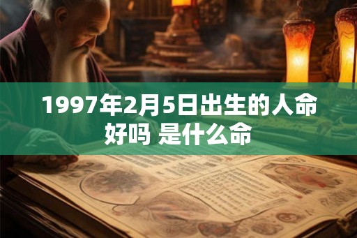 1997年2月5日出生的人命好吗 是什么命