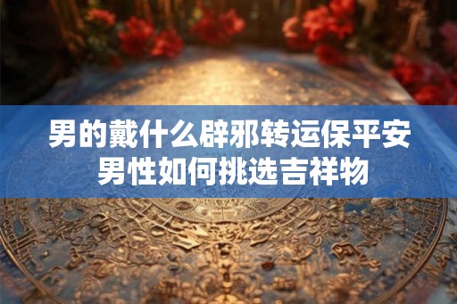 男的戴什么辟邪转运保平安 男性如何挑选吉祥物
