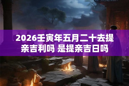 2026壬寅年五月二十去提亲吉利吗 是提亲吉日吗 2026壬寅年五月二十去提亲吉利吗 是提亲吉日吗
