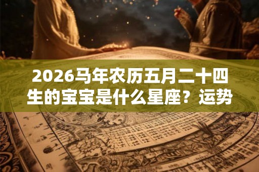 2026马年农历五月二十四生的宝宝是什么星座？运势如何？