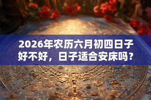 2026年农历六月初四日子好不好，日子适合安床吗？