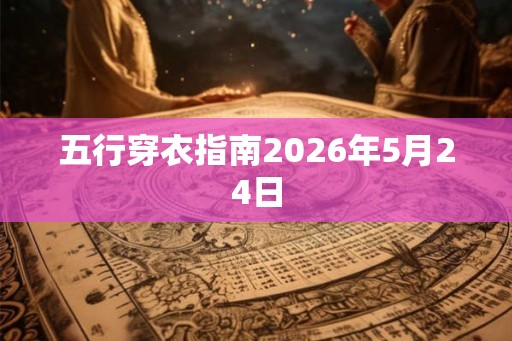 五行穿衣指南2026年5月24日