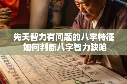 先天智力有问题的八字特征 如何判断八字智力缺陷 先天智力有问题的八字特征 如何判断八字智力缺陷