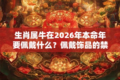 生肖属牛在2026年本命年要佩戴什么？佩戴饰品的禁忌介绍