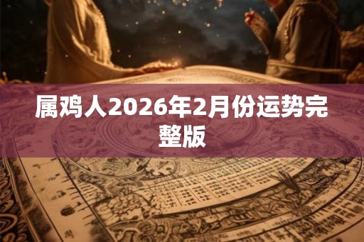 属鸡人2026年2月份运势完整版