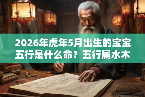 2026年虎年5月出生的宝宝五行是什么命？五行属水木名字推荐！