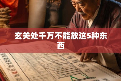 玄关处千万不能放这5种东西 玄关处千万不能放这5种东西