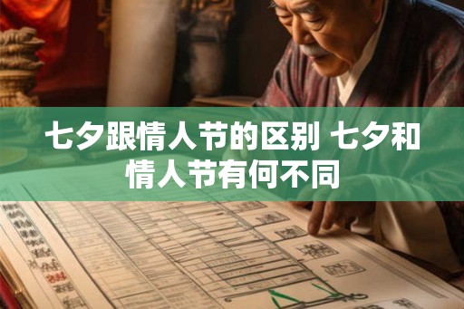 七夕跟情人节的区别 七夕和情人节有何不同