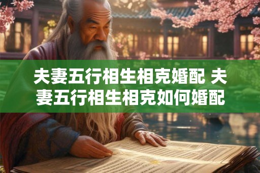 夫妻五行相生相克婚配 夫妻五行相生相克如何婚配