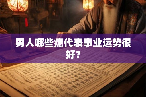 男人哪些痣代表事业运势很好? 男人哪些痣代表事业运势很好?