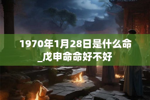 1970年1月28日是什么命_戊申命命好不好