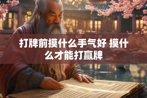 打牌前摸什么手气好 摸什么才能打赢牌
