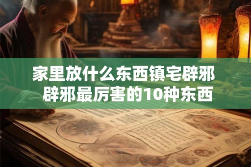 家里放什么东西镇宅辟邪  辟邪最厉害的10种东西