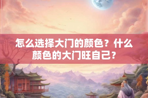 怎么选择大门的颜色？什么颜色的大门旺自己？