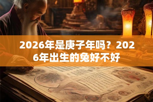 2026年是庚子年吗？2026年出生的兔好不好