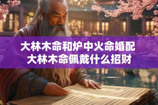 大林木命和炉中火命婚配 大林木命佩戴什么招财