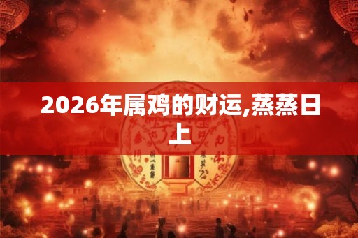 2026年属鸡的财运,蒸蒸日上