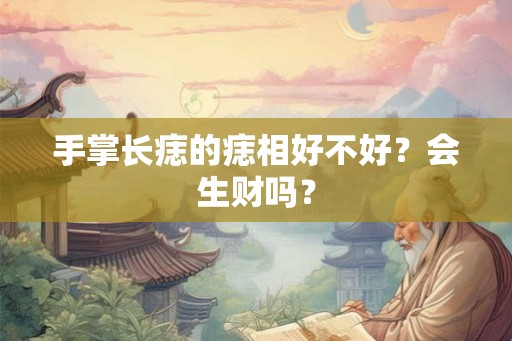 手掌长痣的痣相好不好？会生财吗？