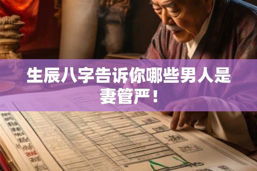 生辰八字告诉你哪些男人是妻管严! 生辰八字告诉你哪些男人是妻管严!