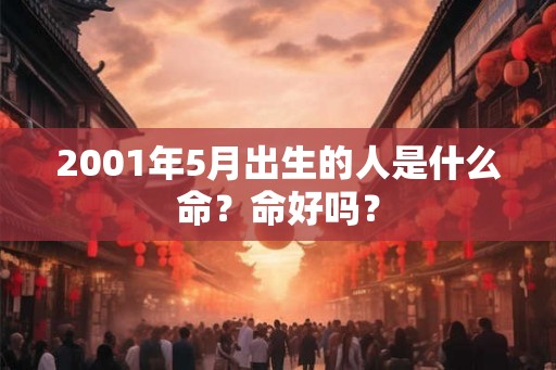 2001年5月出生的人是什么命?命好吗? 2001年5月出生的人是什么命?命好吗?