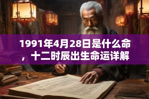 1991年4月28日是什么命，十二时辰出生命运详解