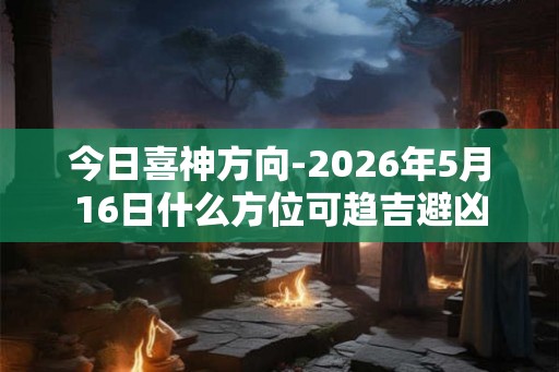 今日喜神方向-2026年5月16日什么方位可趋吉避凶 今日喜神方向-2026年5月16日什么方位可趋吉避凶