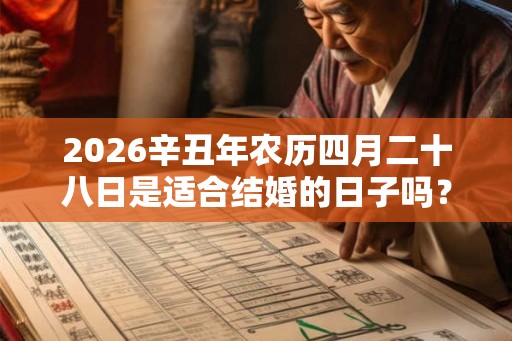 2026辛丑年农历四月二十八日是适合结婚的日子吗？