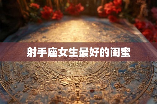 射手座女生最好的闺蜜