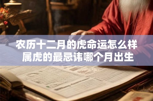农历十二月的虎命运怎么样 属虎的最忌讳哪个月出生