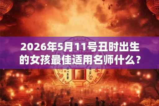 2026年5月11号丑时出生的女孩最佳适用名师什么？