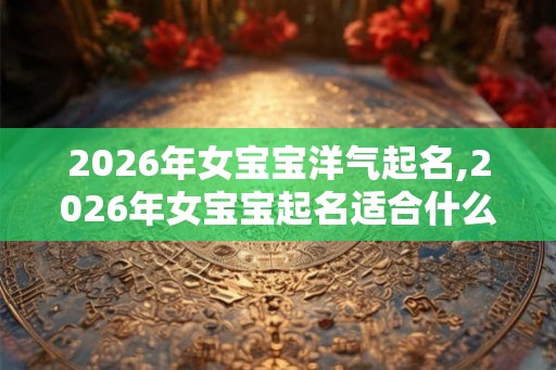 2026年女宝宝洋气起名,2026年女宝宝起名适合什么字？