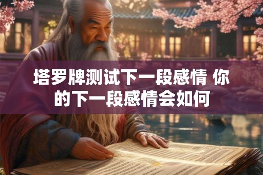 塔罗牌测试下一段感情 你的下一段感情会如何