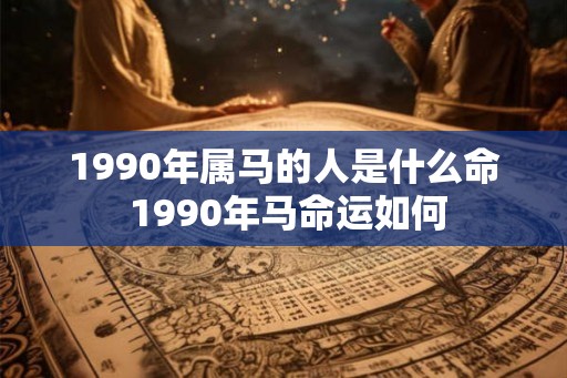 1990年属马的人是什么命 1990年马命运如何