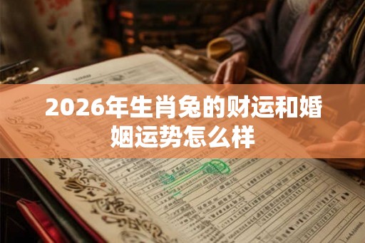 2026年生肖兔的财运和婚姻运势怎么样