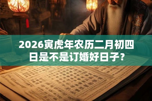 2026寅虎年农历二月初四日是不是订婚好日子？