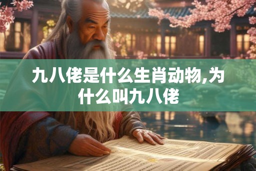 九八佬是什么生肖动物,为什么叫九八佬