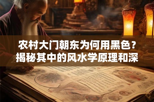 农村大门朝东为何用黑色?揭秘其中的风水学原理和深层含义 农村大门朝东为何用黑色?揭秘其中的风水学原理和深层含义