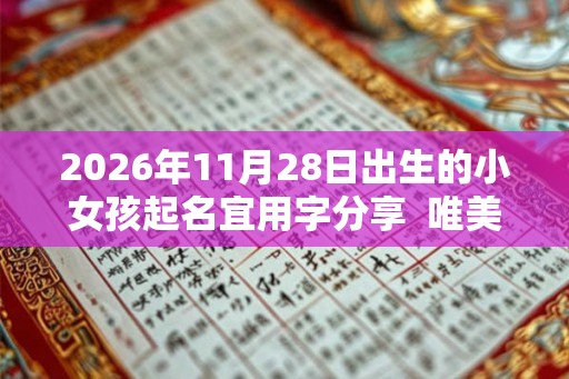 2026年11月28日出生的小女孩起名宜用字分享  唯美清新的名字大全