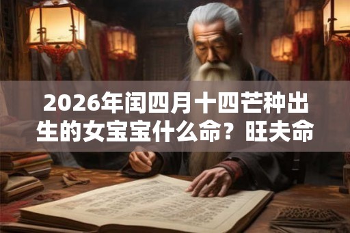 2026年闰四月十四芒种出生的女宝宝什么命？旺夫命吗？